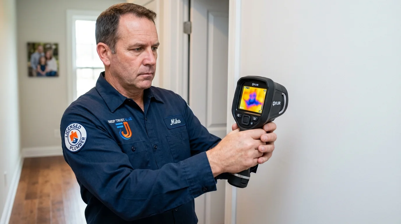 Thermal imaging leak detection by Johns Plumbing LLC in Harriman